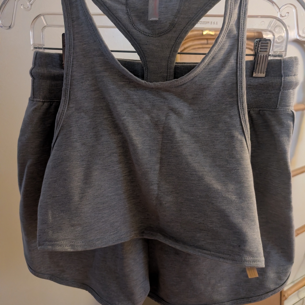 FP Movement by Free People Gray and Yellow Athletic Shorts - Picture 10 of 12